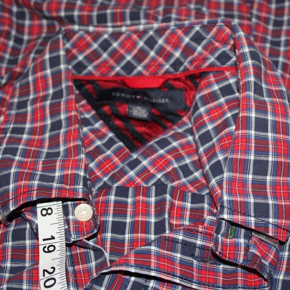 Tommy Hilfiger Men's Plaid Long Sleeve Shirt - Picture 7 of 7